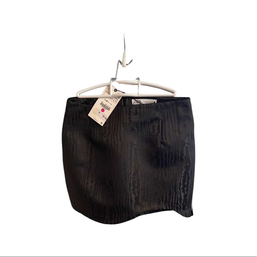 Zara black mini skirt